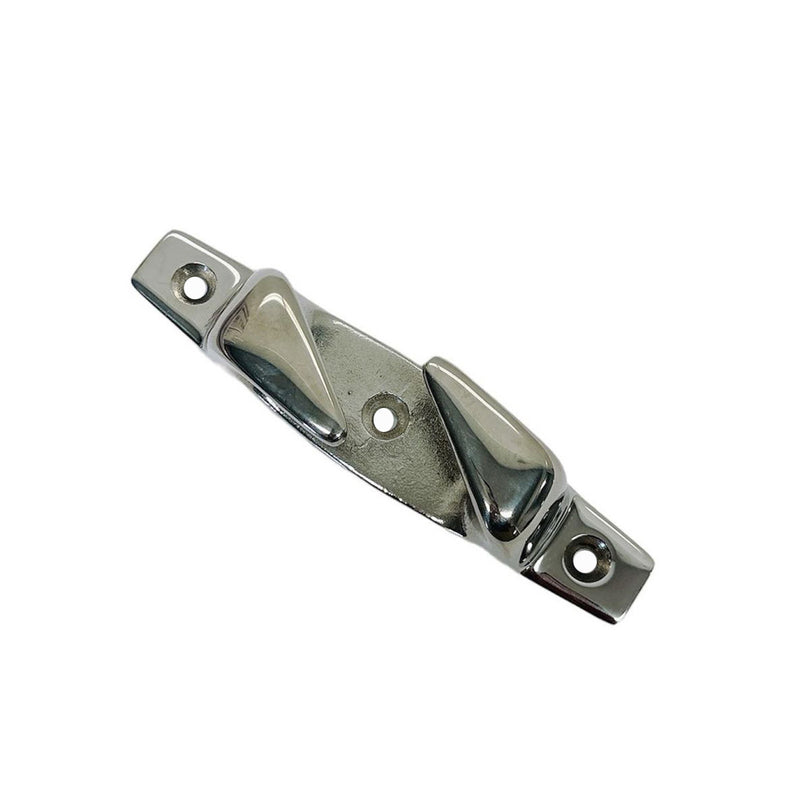 6" Stainless Steel Boat Angled Left Deck Dock Mooring Rope Cleat Chock 10 Pcs