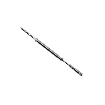 Stainless Steel Marine Swageless & Lag Turnbuckle For 3/16" Cable Wire Rope 10Pc