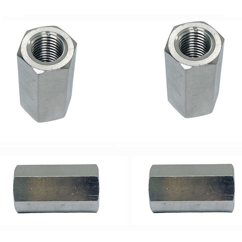 Marine Grade 5/16" Coupling Nut Connecting Nut Fully Thread Stainless Steel 4Pcs