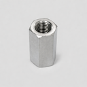 Marine T316 Stainless Steel 5/8" Coupling Nut Fully Threaded Hex Connecting Nut