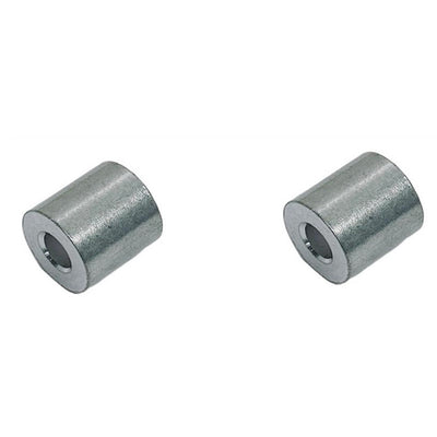 1/16" Wire Rope Aluminum Stop Loop Sleeve Round Crimps for Wire Crimping 10 Pcs