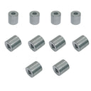 1/8" Wire Rope Aluminum Stop Loop Sleeve Round Crimps for Wire Crimping 10 Pcs