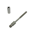 1/8" Wire Cable Deck Railing Swageless Threaded Short Stud Stainless Steel 4 Pcs