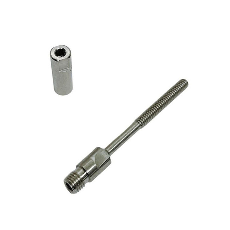 3/16" Wire Cable Deck Railing Swageless Threaded Short Stud Stainless Steel 4Pcs