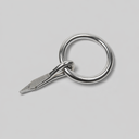 10 Pcs Marine T316 Stainless Steel 1/8" Formed And Welded Ring Nail Link Connect Yacht Sailing Welded Ring