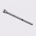 4 Pcs T316 Stainless Steel 1/4" Threaded Drop Pin & Hand Swage Stud Turnbuckle For 3/16" Cable Wire Rope