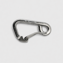 4 Pcs T316 Stainless Steel 1/4" Harness Clip Spring Gate Snap Hook Carabiner Hook 250 Lbs WLL