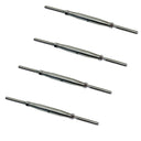 5/8" Thread Swage Stud & Stud Pipe Turnbuckle 3/8" Cable Stainless Steel 4 Pcs