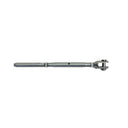 Marine T316 Stainless Steel 1/4" Thread Fork & Swage Stud Turnbuckle For 1/8" Cable Wire Rope