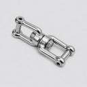 4 Pcs T316 Stainless Steel 5/16" Jaw Jaw Swivel Shackle Anchor Connector Flush Pin 1,200 Lbs WLL