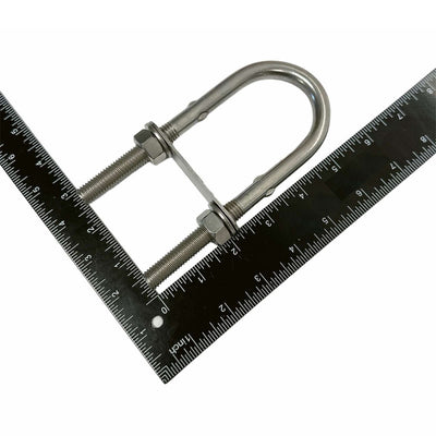 4 Pcs T304 Stainless Steel 6" U-Bolt