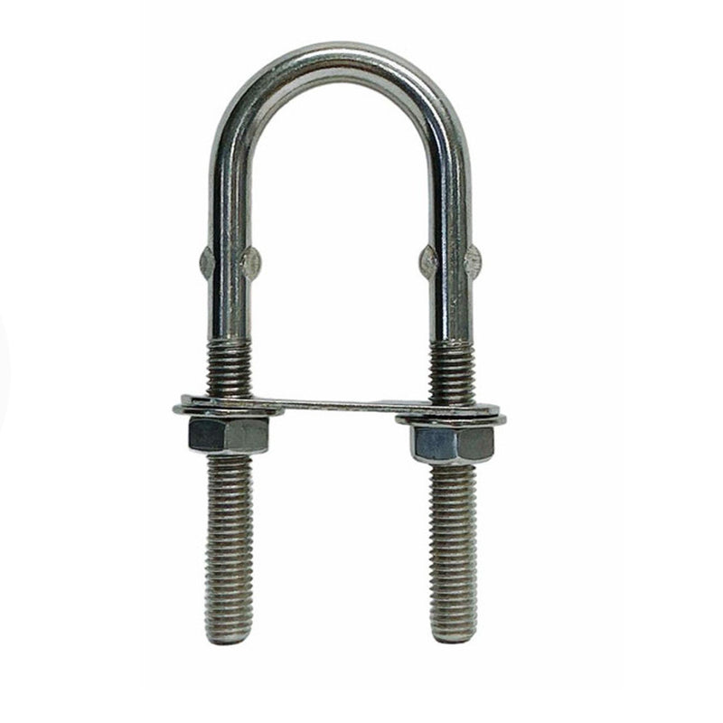 4 Pcs T304 Stainless Steel 6" U-Bolt