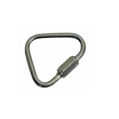 Delta Quick Links 1/8" Stainless Steel T316 Triangle Carabiner 330 Lbs WLL