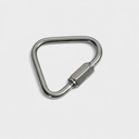 Marine T316 Formed Stainless Steel 3/16" Delta Quick Link Triangle Link 600 Lbs WLL