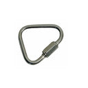 Delta Quick Links 3/16" Stainless Steel T316 Triangle Carabiner 660 Lbs WLL