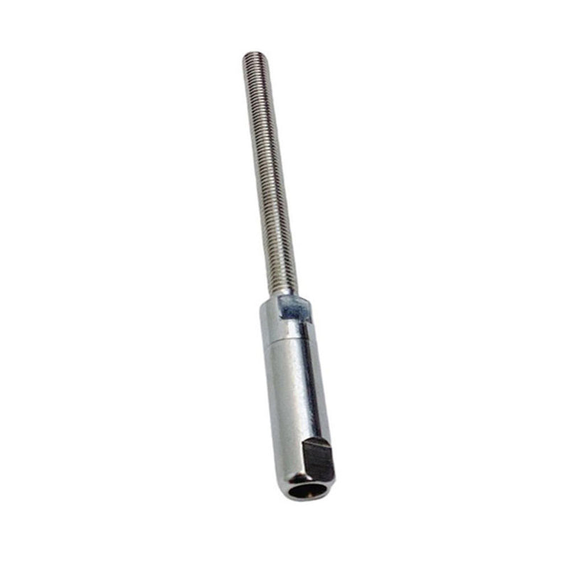 Fully Threaded 3/16" Push & Go Swageless Lag For 3/16" Cable Stainless Steel 4Pc