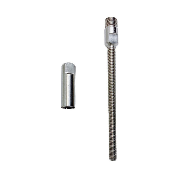 Fully Threaded 3/16" Push & Go Swageless Lag For 3/16" Cable Stainless Steel 4Pc