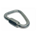 Delta Quick Links 3/8" Stainless Steel T316 Triangle Carabiner 2,200 Lbs WLL