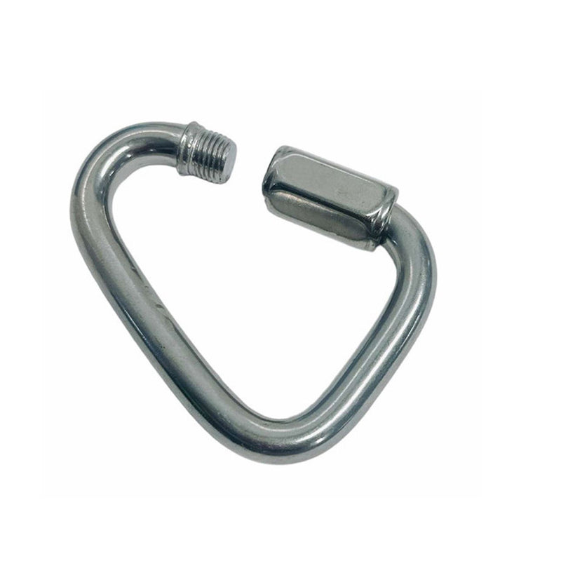 Delta Quick Links 3/8" Stainless Steel T316 Triangle Carabiner 2,200 Lbs WLL