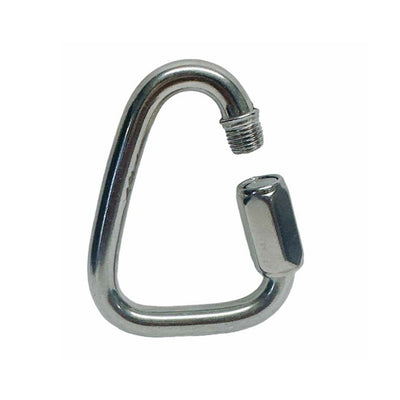 Delta Quick Links 3/8" Stainless Steel T316 Triangle Carabiner 2,200 Lbs WLL