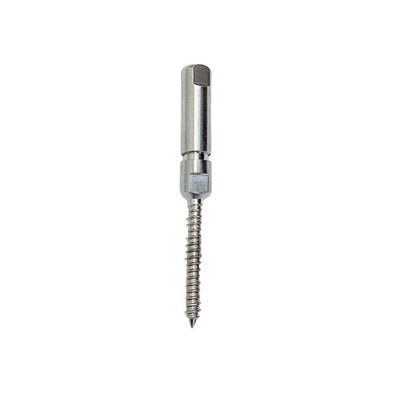 3/16" Push & Go Swageless Lag For 3/16" Cable Rail Marine Stainless Steel 4 Pcs