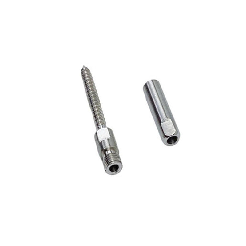 1/8" Push & Go Swageless Lag For 1/8" Cable Rail Marine Boat Stainless Steel