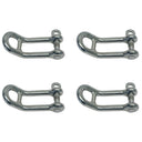 Marine Boat 5/16" Headboard Shackle Captive Pin 1350 Lb WLL Stainless Steel 4 Pc