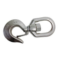 3/4" Drop Forged Swivel Hook Lifting Hook 2,000 LBS WLL Stainless Steel T316