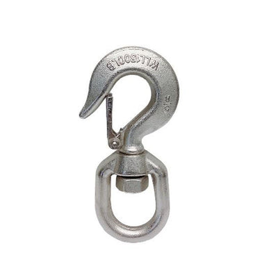 5/8" Drop Forged Swivel Hook Lifting Hook 1500 LBS WLL Stainless Steel T316 4Pcs