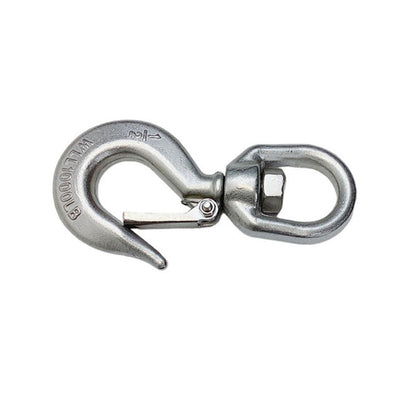 1/2" Drop Forged Swivel Hook Lifting Hook 1000 LBS WLL Stainless Steel T316 4Pcs