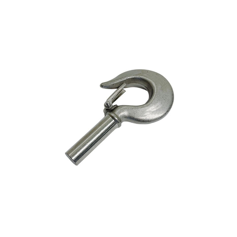Marine 7/8" Shank Hook Drop Forged Hook Rigging 2,500 Lb WLL Stainless Steel