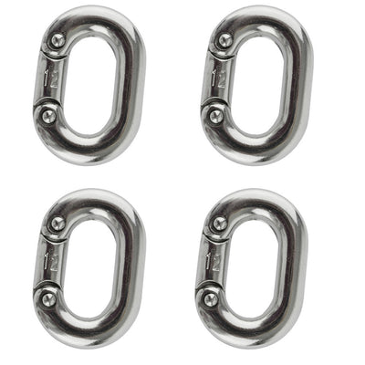 Stainless Steel 316 Chain Connecting Link 5/16" Marine Grade Connector 4 Pcs