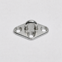 Marine T304 Stainless Steel 5/16" Diamond Pad Eye Welded Eye Pad Lift Rig for Hammock, Rigging Boat Deck