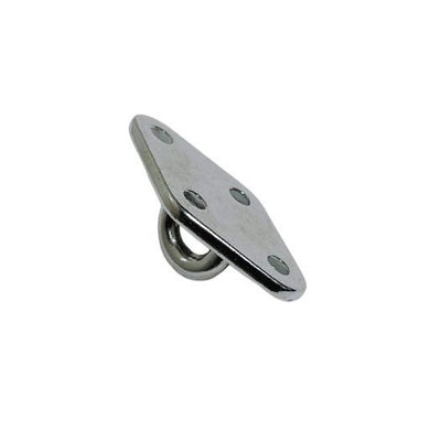 Diamond Pad Eye Plate 11/32" 304 Stainless Steel for Hammock,Rigging Deck 4 Pcs