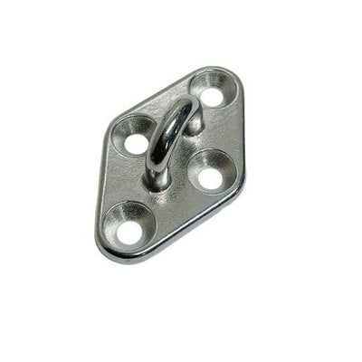 Diamond Pad Eye Plate 11/32" 304 Stainless Steel for Hammock,Rigging Deck 4 Pcs