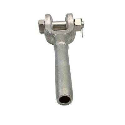 3/4" Drop Forged Open Swage Sockets Stainless Steel T316 12500 Lbs WLL