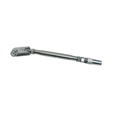 Marine Toggle And Swageless Turnbuckle For 1/4" Cable Wire Stainless Steel 4 Pcs