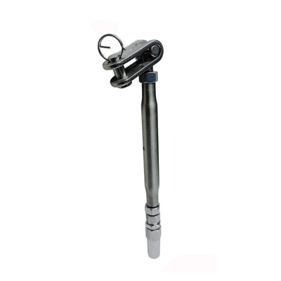 Marine Toggle And Swageless Turnbuckle For 1/4" Cable Wire Stainless Steel 4 Pcs