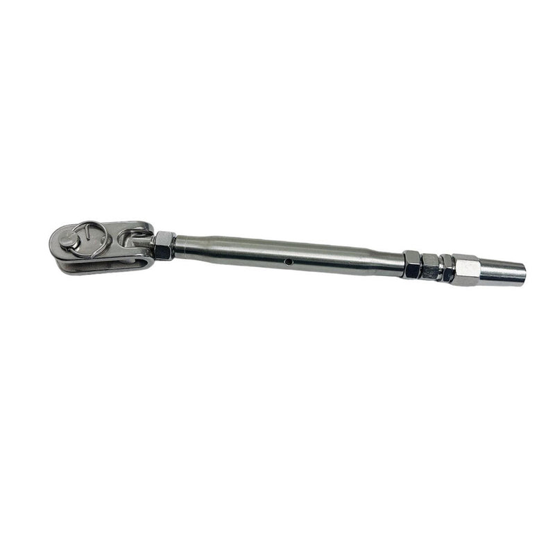 Marine Toggle And Swageless Turnbuckle For 1/4" Cable Wire Stainless Steel 4 Pcs