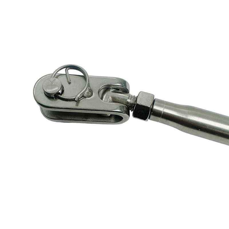 Marine Toggle And Swageless Turnbuckle For 1/4" Cable Wire Stainless Steel 4 Pcs