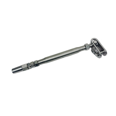 Marine Toggle And Swageless Turnbuckle For 3/16" Cable Wire Stainless Steel 4Pcs