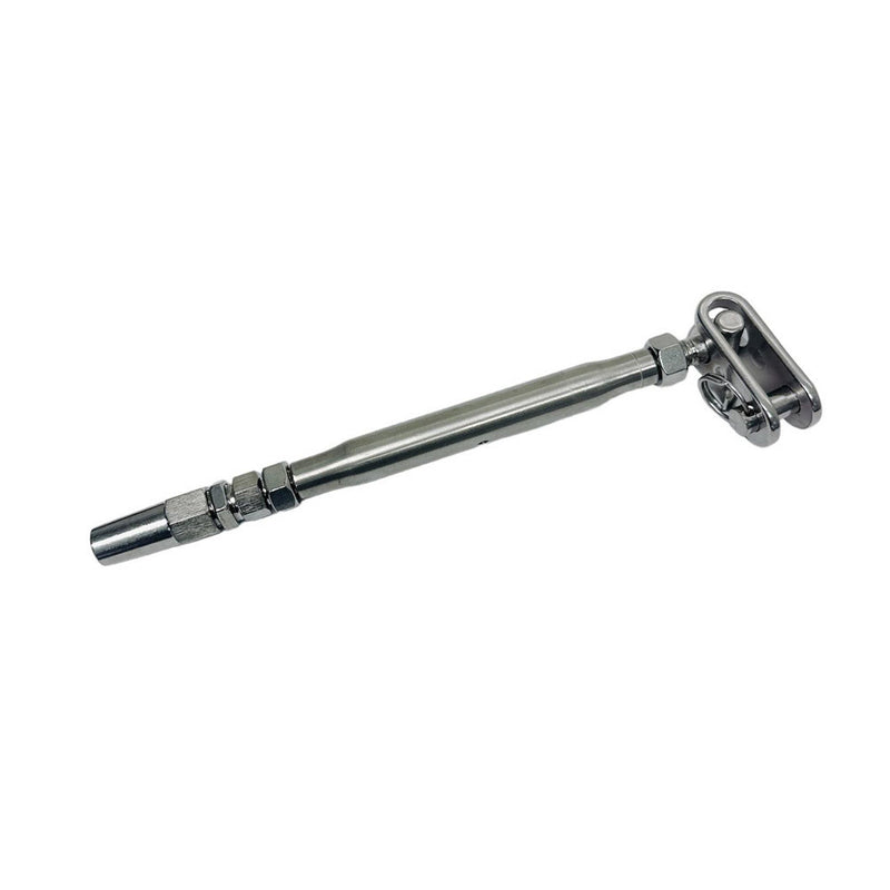 Marine Toggle And Swageless Turnbuckle For 3/16" Cable Wire Stainless Steel 4Pcs