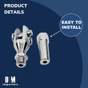 Marine Boat 1/4" Swageless Jaw Terminal Cable Wire Rail Railing Stainless Steel T316 4Pcs