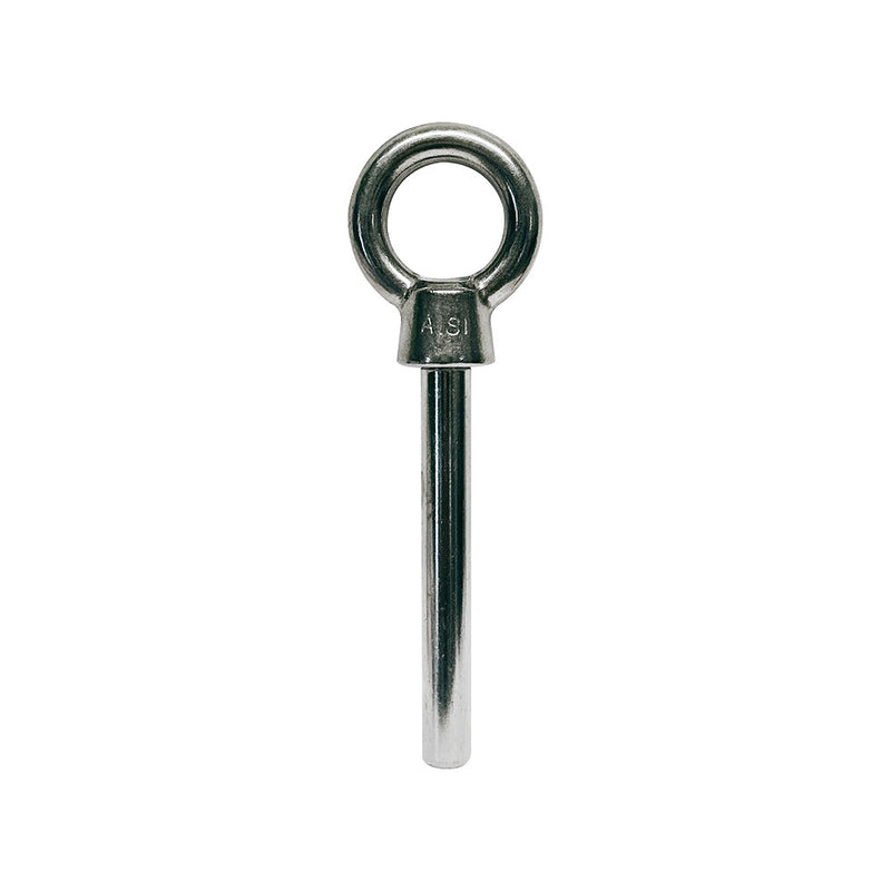 Stainless Steel Eye Bolt 1/2"x4" Marine Grade Non Threaded Shoulder Eyebolt 10Pc