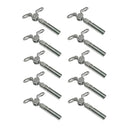 Marine Boat 1/8" Swageless Cable Wire Railing Deck Toggle,Stainless Steel,10 Pcs