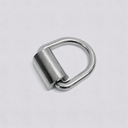 4 Pcs Marine T316 Stainless Steel 1/2" Weld-On Lashing Ring Heavy D Rings 3000 Lbs Tie-Down Anchor