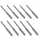 S.Steel T316 Marine Swageless Stud 1/4" Full Thread Used For 3/16" Cable 10 Pcs
