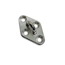 Diamond Pad Eye Plate 1/4" 304 Stainless Steel for Hammock,Rigging Boat Deck