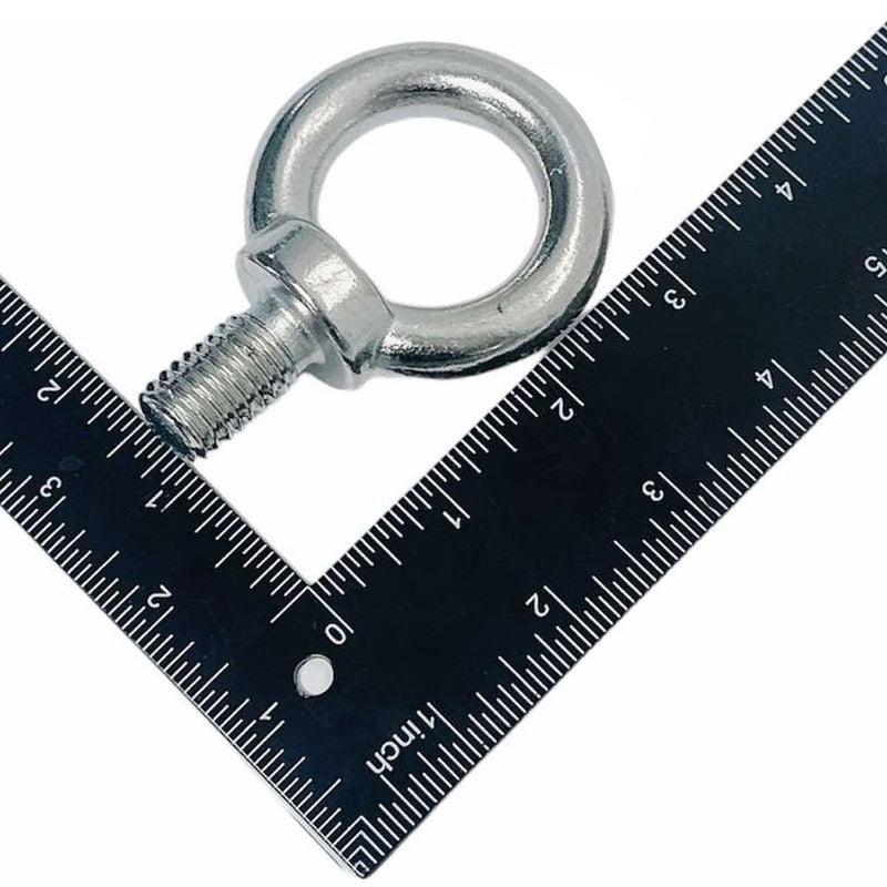 Stainless Steel T316 Machinery Shoulder Lifting Eye Bolt 5/8", 3,800 Lbs WLL
