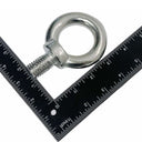 4 Pcs Stainless Steel T316 Machinery Shoulder Lifting Eye Bolt 3/4", 6200 Lb WLL